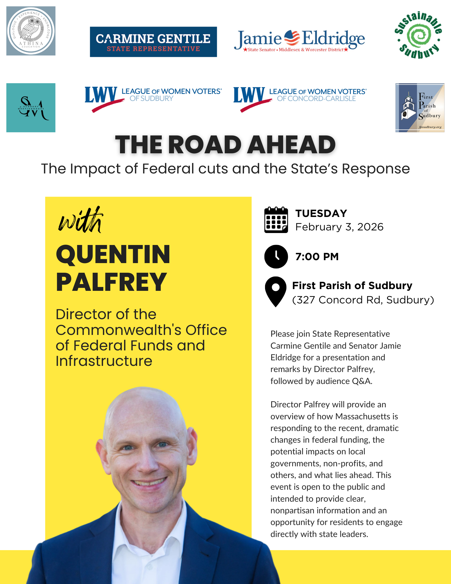 State Leaders to Host Public Forum on Federal Funding Cuts and Massachusetts’ Response