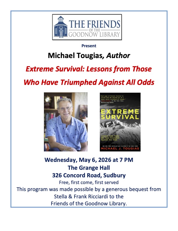 NY Times Bestselling Author Michael Tougias to Speak on Extreme Survival